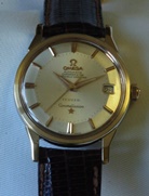 Omega Türler Constellation - gold capped pie-pan